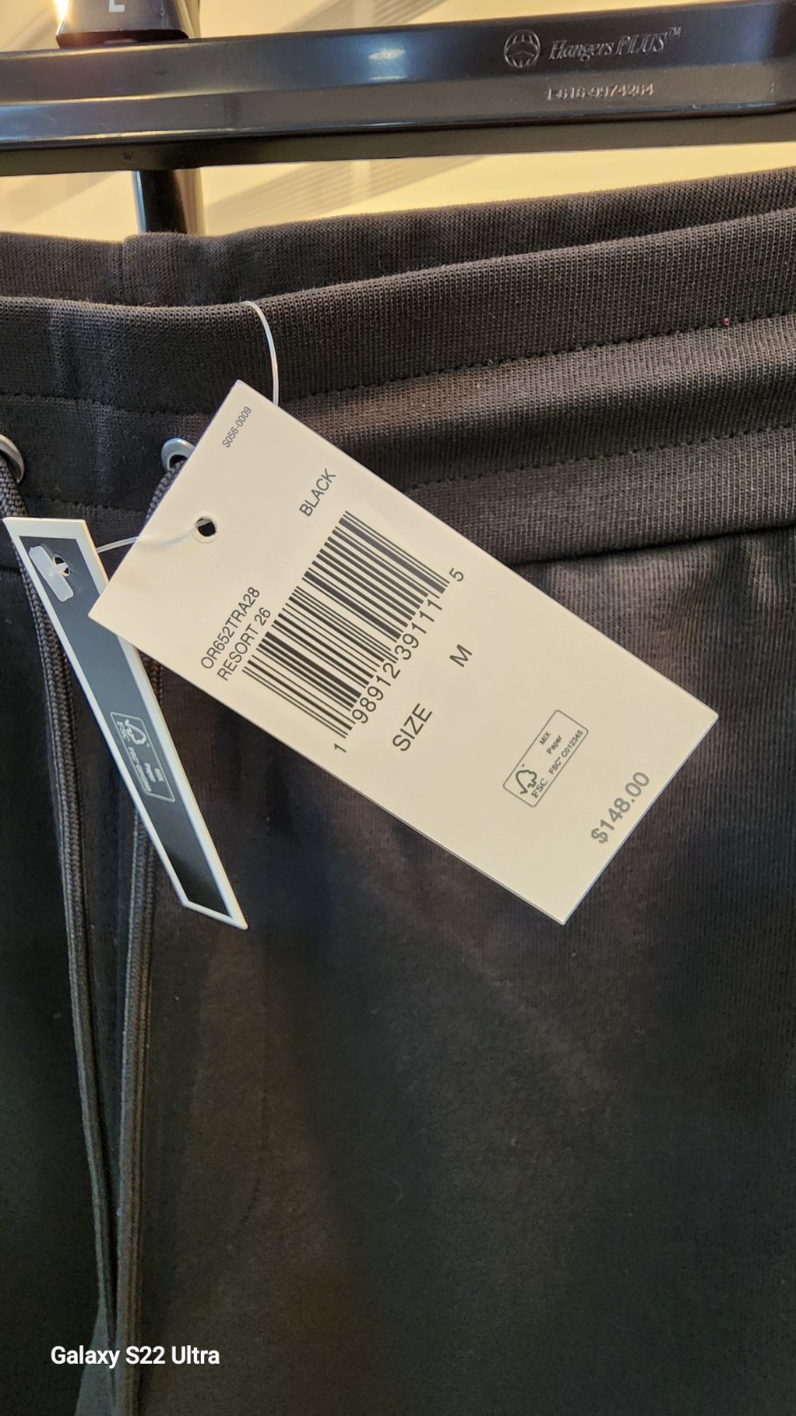 Michael Kors Black Jogger Pants Men's Size M Elastic Waist Pockets Resort 26 thumbnail 3