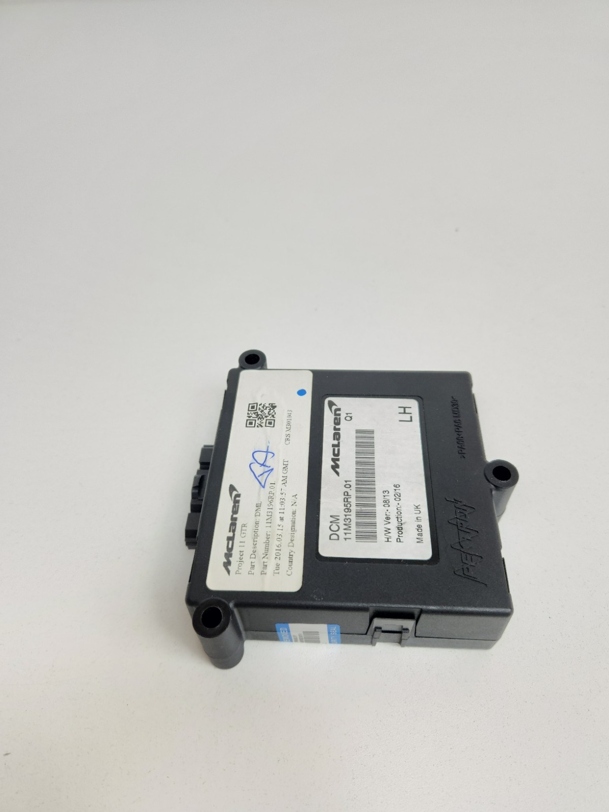 2015-2017 MCLAREN 675LT LEFT DRIVER SIDE PEKTRON DCM DOOR CONTROL MODULE UNIT 
