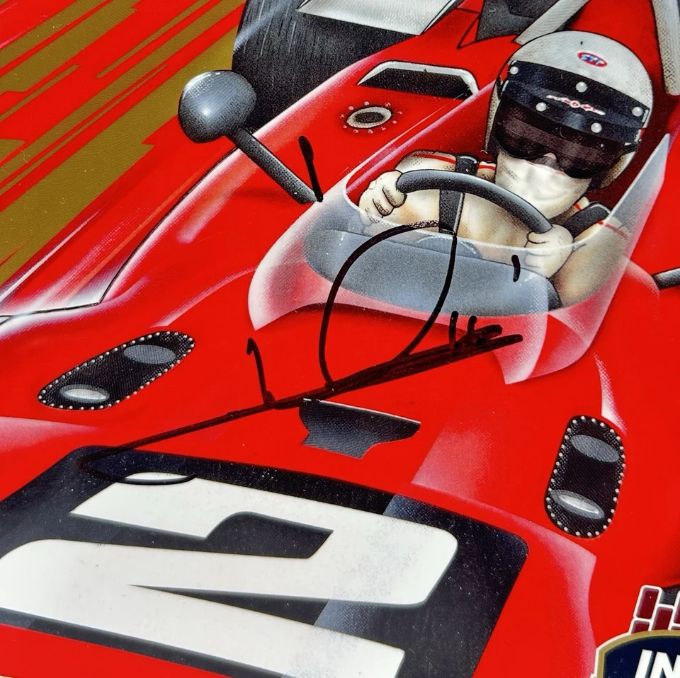 Mario Andretti Signed 2019 Indy Car Program 1969 Winner Indianapolis 500 50th - Image 2 of 4