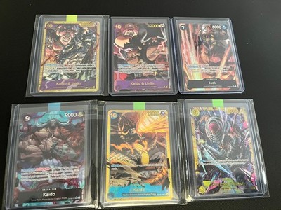One Piece Kaido+LinLin Lot  OP08-119/OP08-119/OP08-084/OP08-079/OP05-118/OP03-12