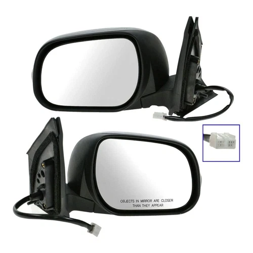 TRQ MRA04763 Power Side View Mirror Set For Toyota RAV4 09-12 Left OR Passenger