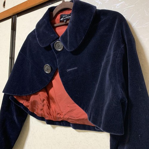 giacca bolero velluto tricot COMME des Garçons - Foto 3 di 7