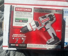 Craftsman 20V Bolt On Drill Kit 00946133 Batt...