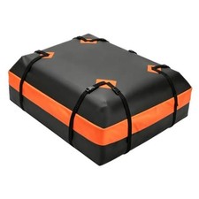 Heavy Duty Waterproof Car Rooftop Cargo Carrier Bag  15 Cubic Feet Dark Orange