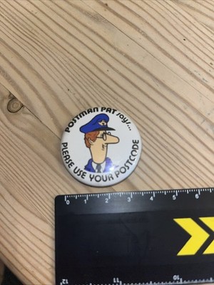 Pat Postbote Pin Anstecker Bitte verwenden Sie Ihre Postleitzahl