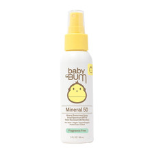 Baby Bum SPF 50 Sunscreen Spray - Mineral UVA/UVB Face and Body Protection for S