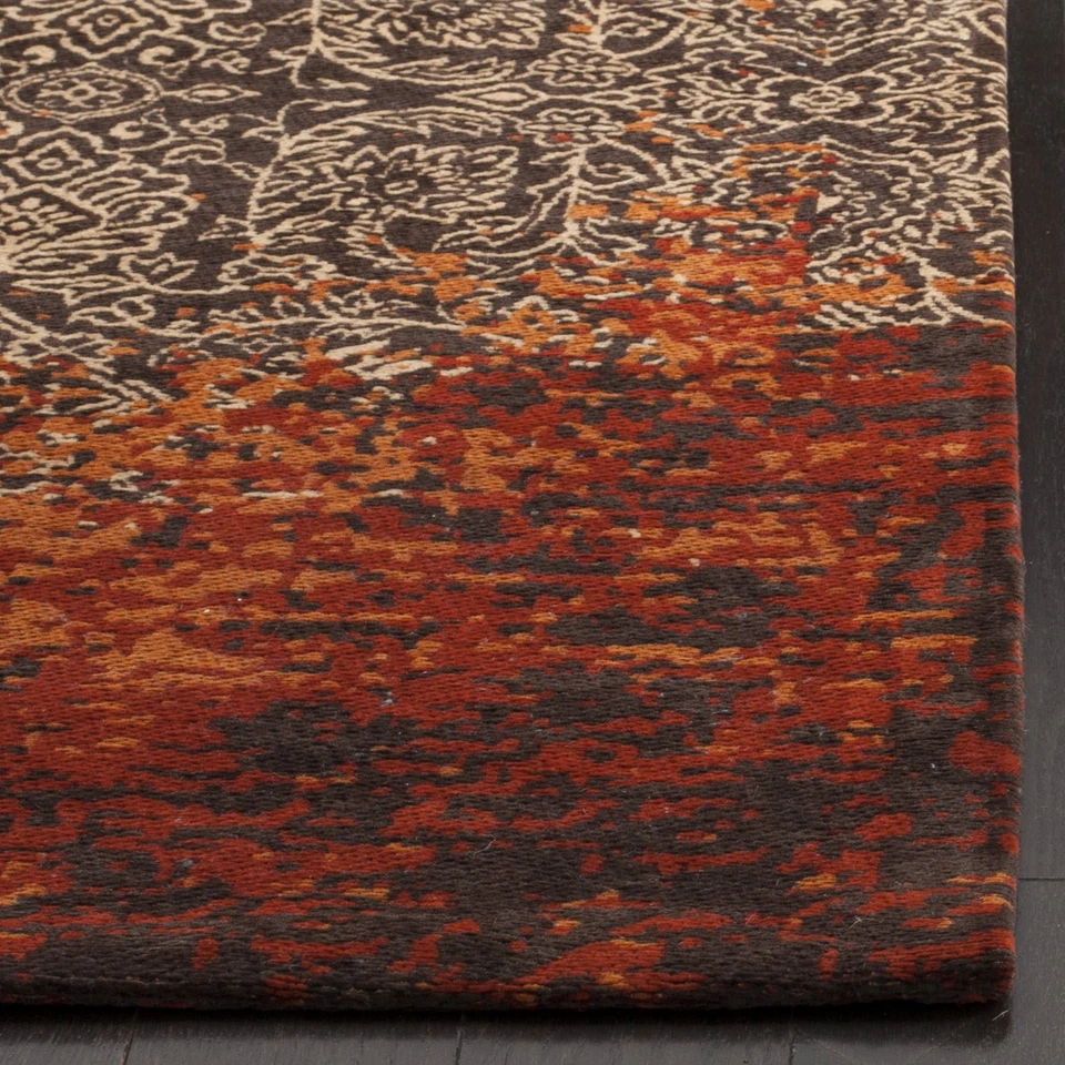 Classic Vintage Collection Accent Rug - 3' x 5', Rust & Brown, Distressed Des... - Image 3 of 4