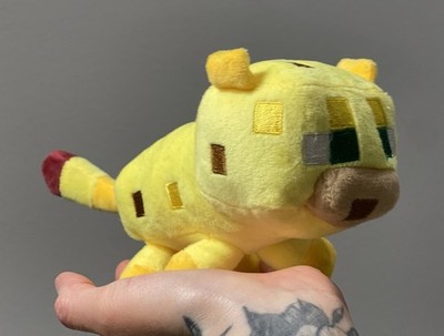 Official Minecraft Ocelot Plush Mojang 2019 Stuffed Animal Toy 7'' Yellow Cat
