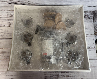 Vintage 20-Piece Bodum Jorgensen Glass French Press Bistro Set - New & Sealed!