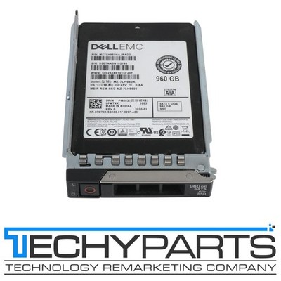 Dell PMT4X Samsung PM883 960GB 2.5'' TLC SATA 6G SSD MZ-7LH960A MZ7LH960HAJRAD3