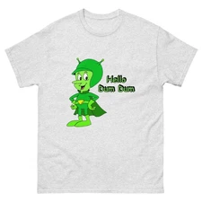The Great Gazoo Tee, Unisex Flintstones Shirt, Great Gazoo Hello Dum Dum Tee