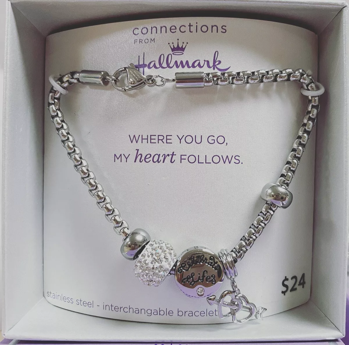 Hallmark connections bracelet best sale charms