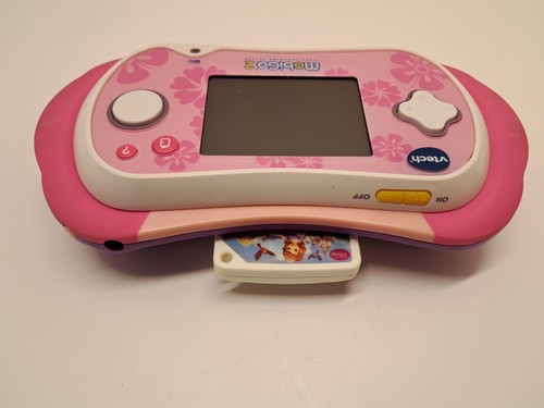 Vtech Mobigo 2 Touch Learning System Handheld Game Pink W/O Stylus Tested W/game - Imagen 5 de 7