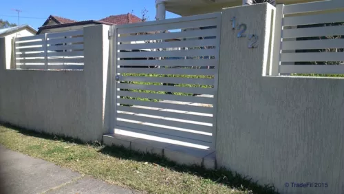 Business - Slat Swing Gate kits - Custom Size DIY SQM Driveway Gates Home - Picture 11 of 14