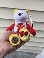 INDIANA State Quarter Coin Bear - 19th State. Plush 8" Limited Treasures. 2002