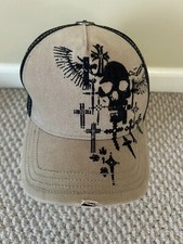 Official Fender Distressed Skull Metal Style Cap