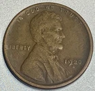 1920 -S Lincoln Cent Nice Original VF Very Fine Coin SN537