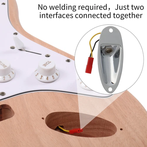 DIY 6 String ST Style Electric Guitar Kits Mahogany Body, Maple Neck Accessories - Picture 5 of 7