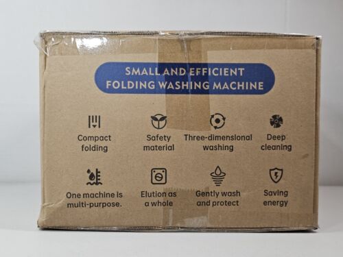MULTI-FUNCTION FOLDING WASHING MACHINE CLOSE-FITTING MLSC-01 PURPLE 8L - Picture 4 of 6