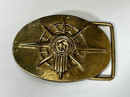 Hebilla de cinturón de motociclista de latón macizo con logotipo hippy de Baron Hebillas - Imagen 10 de 15