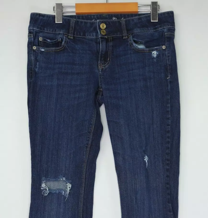 American Eagle Artist Flare Jeans Womens Low Rise Size M 10/29