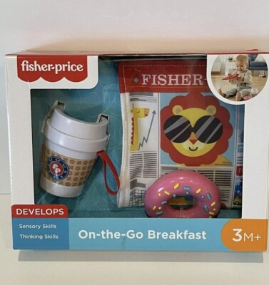 Fisher Price On The Go Breakfast Baby Toy Sensory, Develops Thinking Skill 3mnth