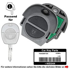 Schlüssel Fernbedienung für Nissan Primera X-Trail Almera Tino Micra Terrano