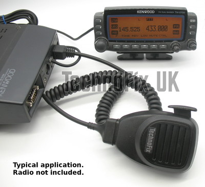 Replacement microphone for Kenwood TS-480 TM-V7 TM-D700 TM-D710 TM