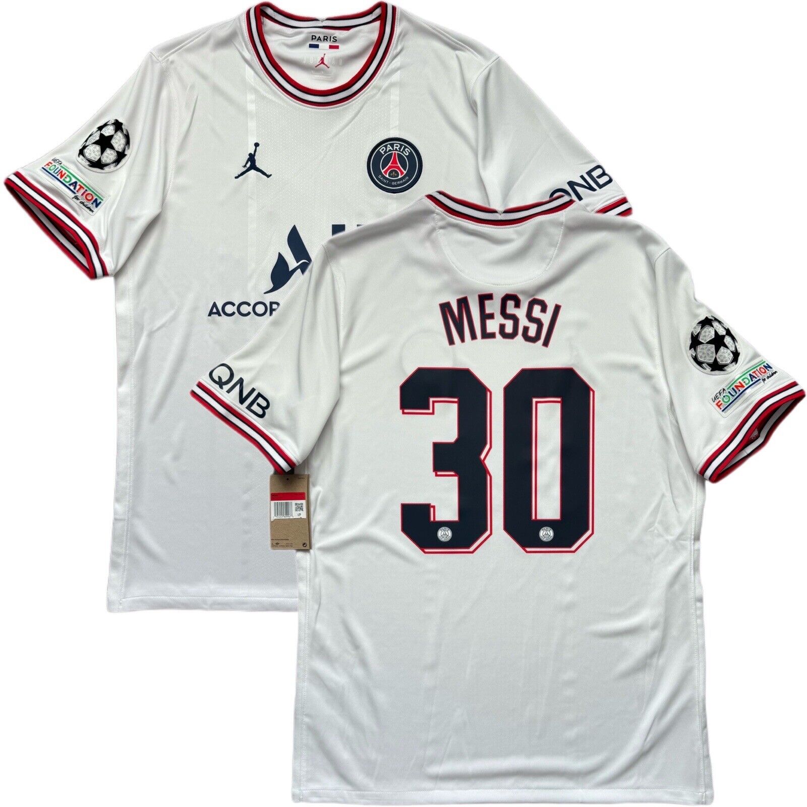 Lionel Messi Paris Saint-Germain Jordan Brand 2021/22 Fourth