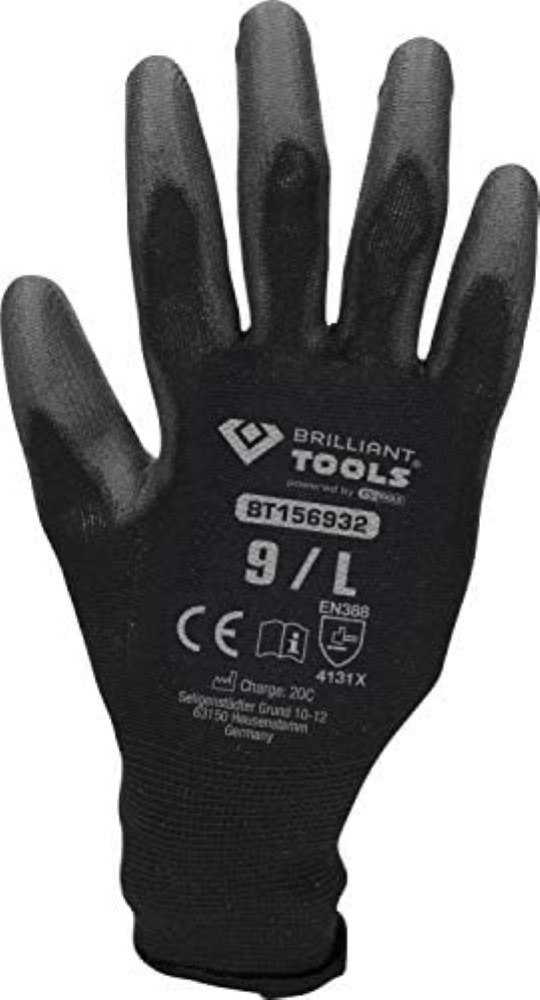 Guantes de micropunto, talla 9 / L