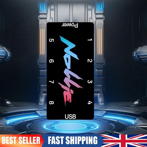 5V 3PIN ARGB Controller 8 Way ARGB Splitter Hub for PC Chassis Case (8-Port)