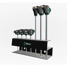 Wera 05023456001 467/7HF Screwdriver Set T-Handle TORX W/Holding Function 7 Pcs