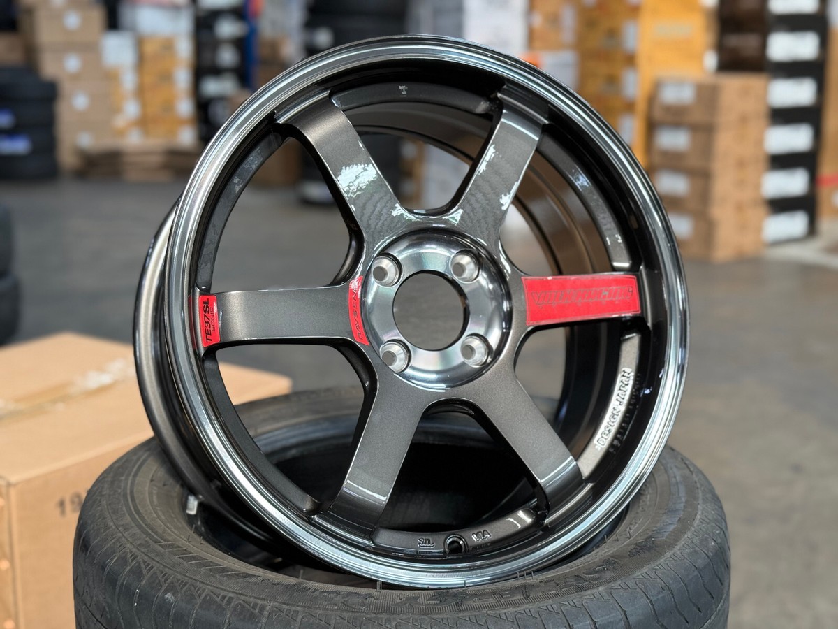 nrb55491 4　TE37 SONIC　中古 鍛造 軽量 RAYS レイズ VOLK RACING ボルクレーシング TE37