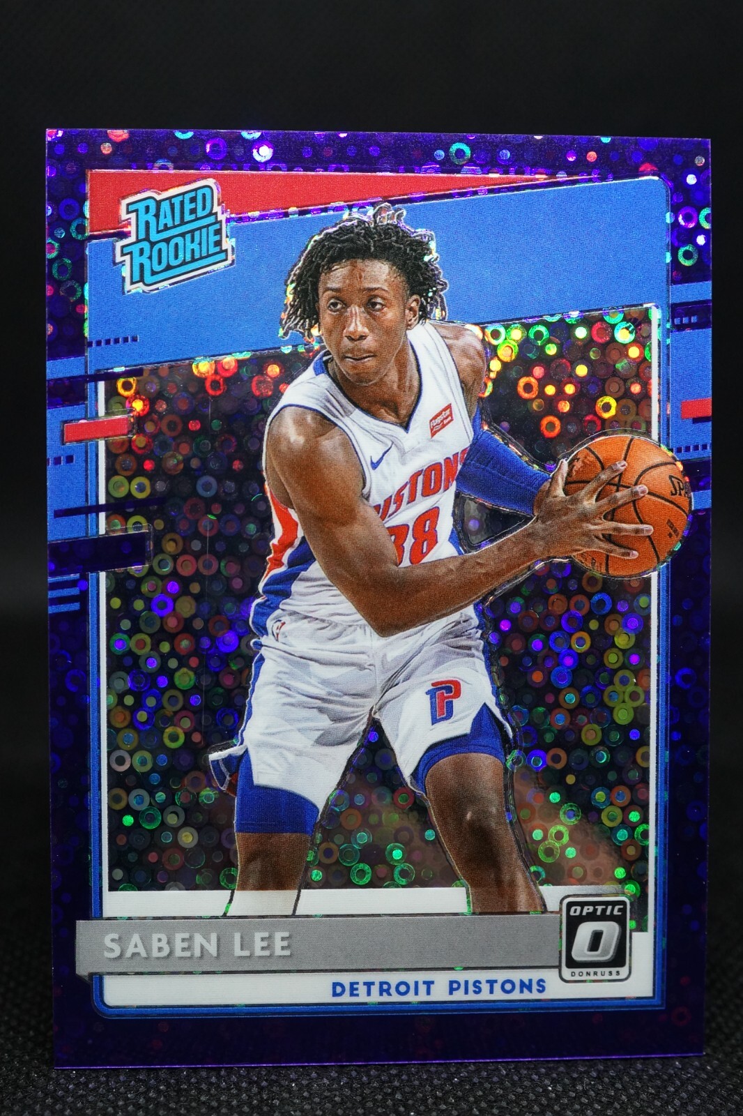 Saben Lee 2020-21 NBA Optic #191 Fast Break Purple Disco Rated Rookie 53/95 RC