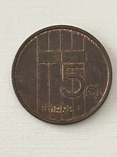 1993 Nederland  / Netherlands / Pays-Bas - 5 Cents - Beatrix - Coin