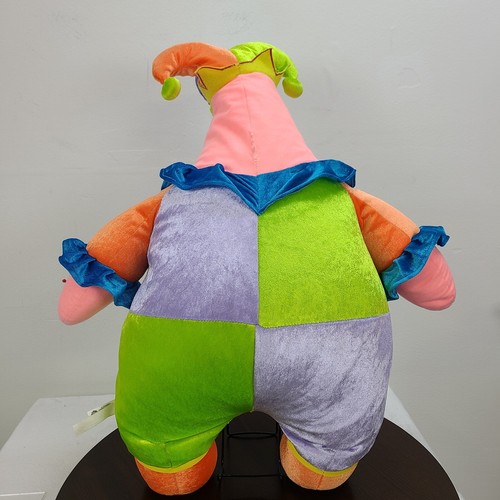 Nickelodeon Sponge Bob Square Pants Jester Patrick Plush 2009 Pellet Stuffed Toy - Picture 4 of 15