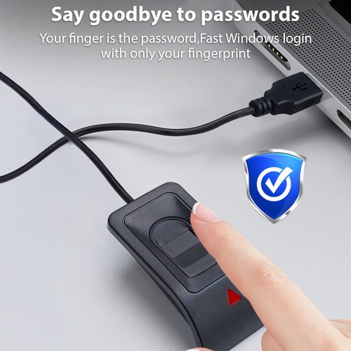 USB Fingerprint Reader Desktop Biometric Password Free Operation N8Z1 - Afbeelding 8 van 11