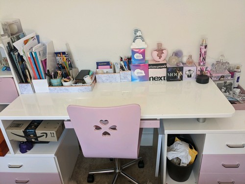 Girls bedroom suite pink & white (read description) - Picture 3 of 5