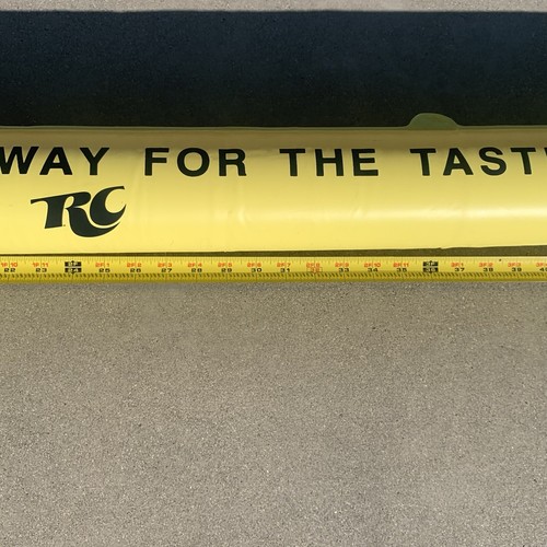 VTG New Royal Crown RC Cola Inflatable Promo Advertising Give Away Yellow Pool - Picture 5 of 11
