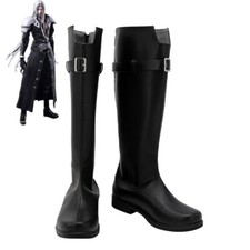 Final Fantasy VII Sephiroth Shoes Cosplay Men Boots