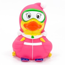 Ski Girl Rubber Duck