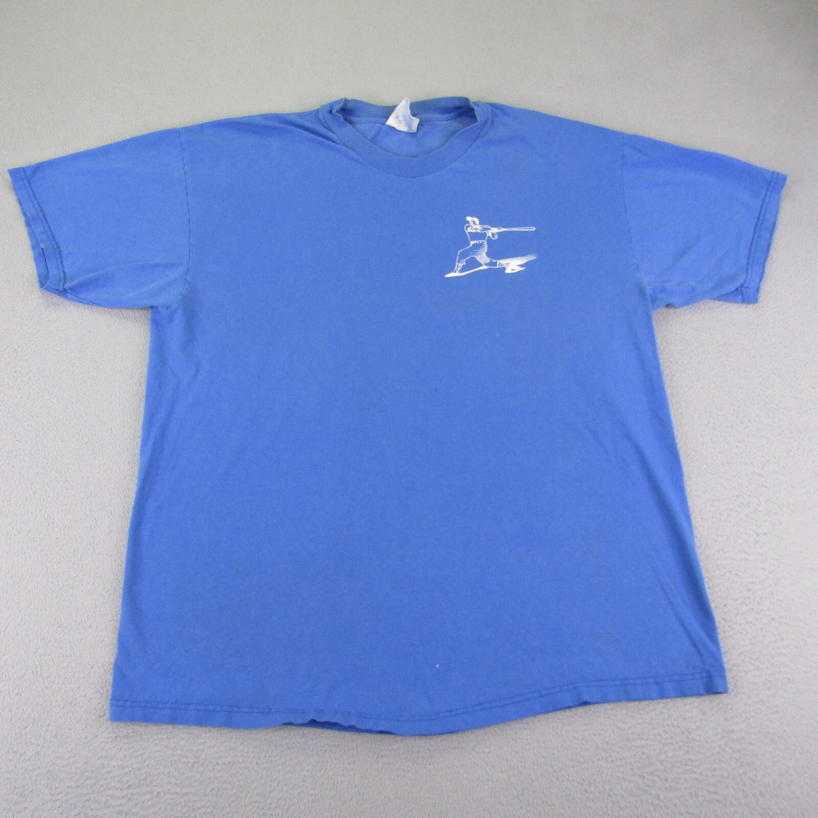 Maglietta Baseball Vintage Uomo Extra Large Blu Pony Pacifica 1998 Sezioni anni '90^