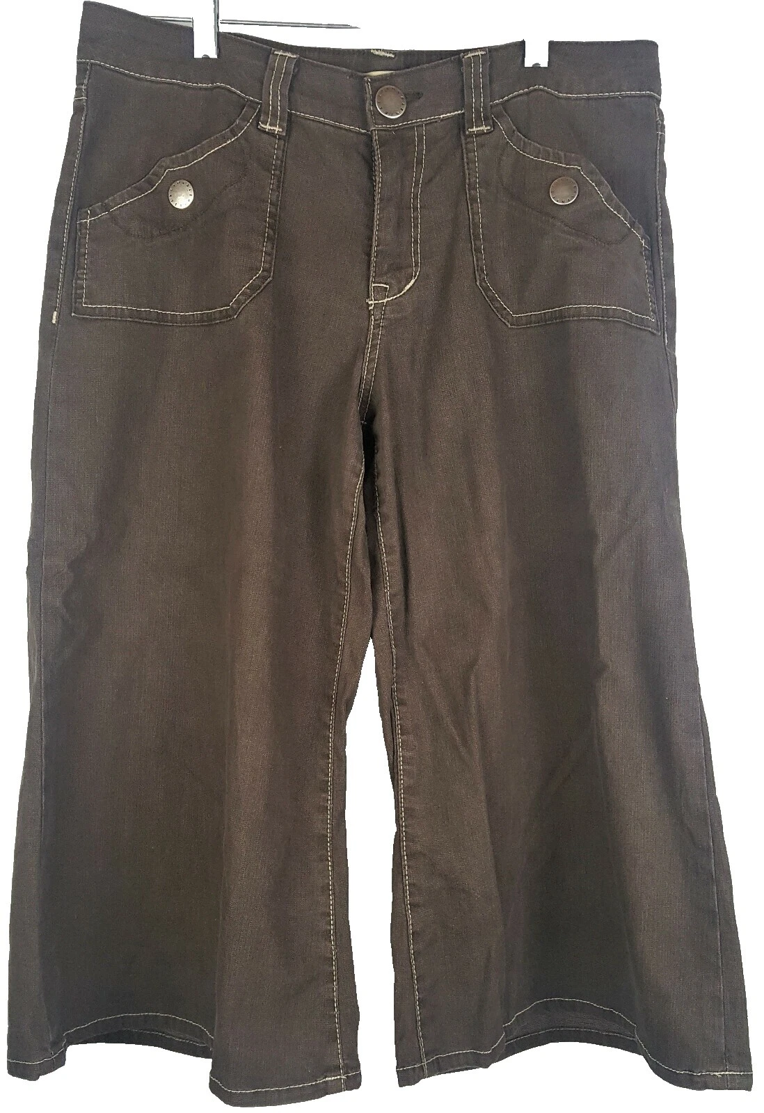 Jeans Vintage Tamanho Regular de Nylon para mulheres