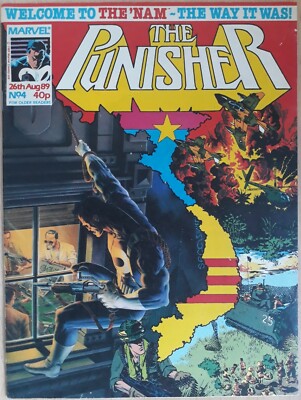 THE PUNISHER / THE NAM - MARVEL COMIC No. 4 (26TH AUGUST 1989)