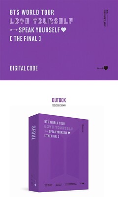BTS WORLD TOUR LOVE YOURSELF:SPEAK YOURSELF THE FINAL DIGITAL CODE