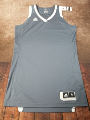 Adidas Women's Crazy Explosive Basketball Jersey - Size Medium - Onix Gray