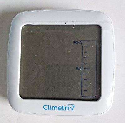Climetrix Digital Rain Gauge - Self-Emptying Rain Meter to Monitor Rainfall Prec