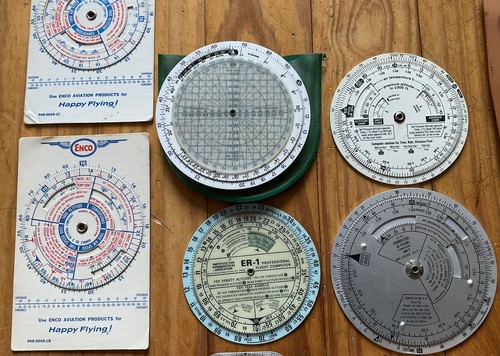 Set Of 9 Dead Reckoning Air Navigation Computers Air Force, Navy, Felsenthal Etc - Picture 2 of 13