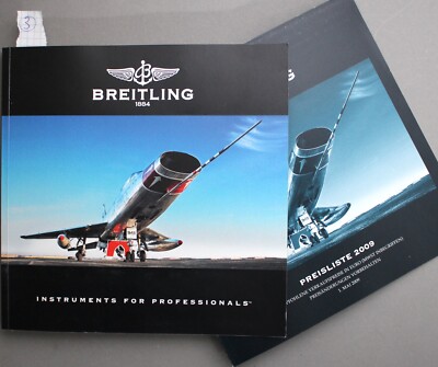 BREITLING Instruments for Professionals mit Preisliste 2009 #3