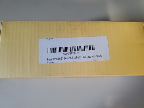BRAND NEW UNOPENED Best Buy Damasus1 Rose Wood with Leather Sheath ๐ฅ ๐ฅ - Picture 4 of 5